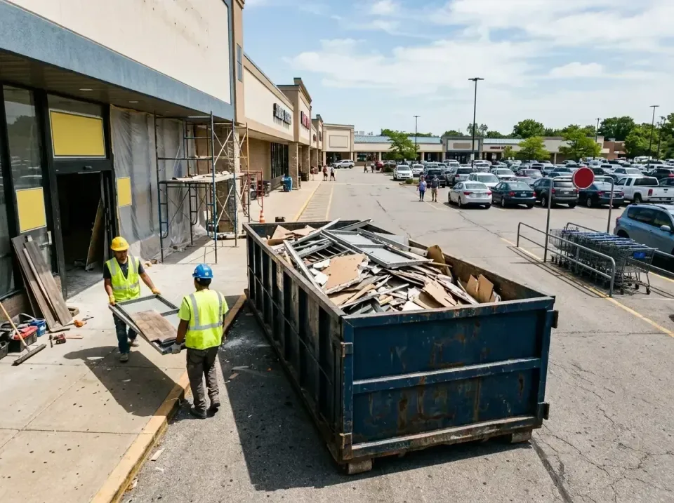 retail-store-renovation-debris-003 — frequently asked questions, Roll-off Dumpster Rentals in Clarksville, IN